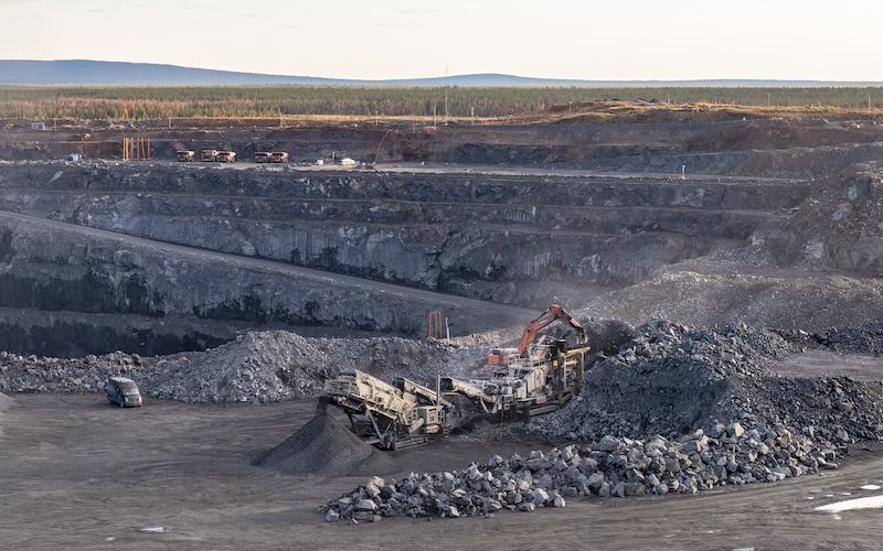 Agnico Eagle Finland Oy:n sepeliasema.